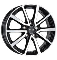 Platin P95 6,5x16 ET37 4x100 60,1 diamant schwarz...