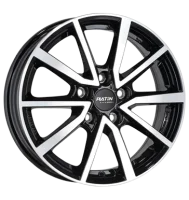 Platin P95 6,5x17 ET46 5x112 57,1 diamant schwarz...