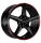 Ronal R69 MCR 8x18 ET35 5x112 76 jetblack-red rim