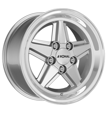 Ronal R9 7x16 ET20 5x120 82 silber-hornkopiert