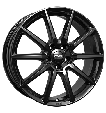 CMS C39 6,5x17 ET39 5x100 57,1 complete black gloss