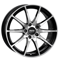 Platin P113 8x20 ET45 5x112 66,6 black polished