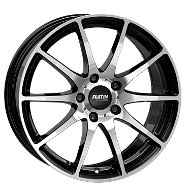 Platin P113 9x20 ET40 5x114,3 72,6 black polished