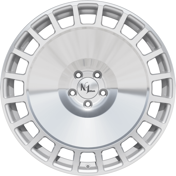 MONOBLOCK PL1 Deep Concave 10,5x20 5x112 ET47 Hyper Silver Polished Surface