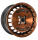 Ronal R10 TURBO 7x15 ET37 4x100 68 copper matt - front diamond cut