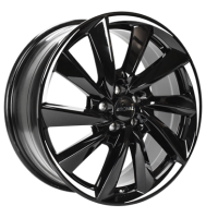 Ronal R70 7,5x18 ET30 5x112 66,5 jetblack white tail