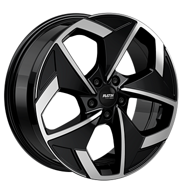 Platin P104 8x19 ET48 5x108 63,4 black polished