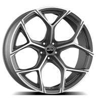 GMP Ultrivity 9x20 ET30 5x112 66,5 matt anthracite diamond