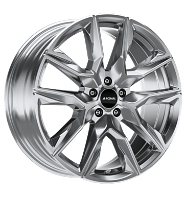 Ronal R71 8,5x20 ET41 5x130 84,1 platinum silver