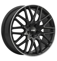 CMS C25 8,5x19 ET26 5x112 66,5 Diamond Rim Black Gloss