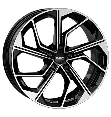 Platin P116 8x18 ET35 5x112 66,6 black polished
