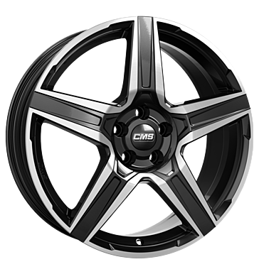 CMS C34 8x19 ET40 5x130 66,5 diamond black gloss