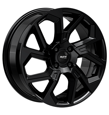 Platin P103 7x17 ET42 4x108 65,1 black glossy