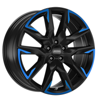Ronal R71 10,5x21 ET52 5x112 66,5 jetblack matt blue...