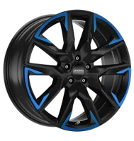 Ronal R71 10,5x21 ET52 5x112 66,5 jetblack matt blue...