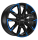 Ronal R71 9x21 ET36 5x108 68 jetblack matt blue tinted matt