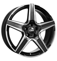 CMS C34 8x19 ET44 5x112 66,5 diamond black gloss