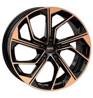 Platin P116 8,5x19 ET40 5x112 66,6 black copper polished