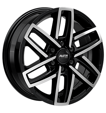 Platin P121 6,5x16 ET50 6x120 74,1 black polished