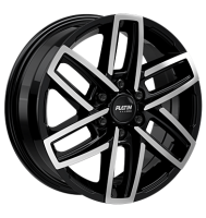Platin P121 6,5x16 ET50 6x120 74,1 black polished