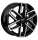 Platin P121 6,5x16 ET50 6x120 74,1 black polished