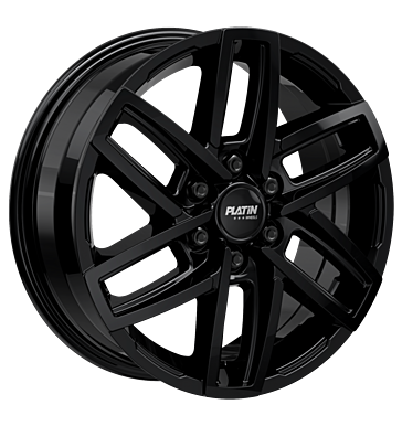 Platin P121 6,5x17 ET50 6x120 74,5 black glossy