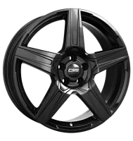 CMS C34 8,5x19 ET35,5 5x112 66,5 complete black gloss