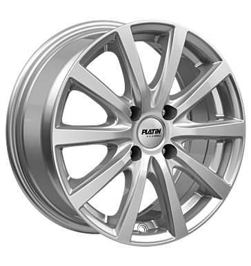 Platin P69 6x15 ET45 4x100 63,4 bright silver