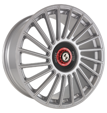 Eta Beta Venti-R ZV 9,5x21 ET25 5x112 78,1 Silver R.Schwarz/M.Rot