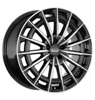 CMS C38 8,5x19 ET45 5x112 66,5 diamond black gloss