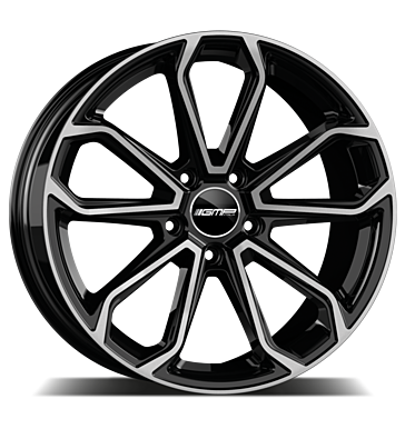 GMP Furiosa 9x22 ET28 5x130 66,5 black diamond