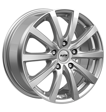 Platin P69 7x17 ET40 5x110 65,1 bright silver