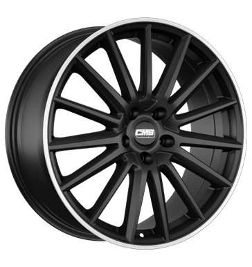 CMS C23 7x17 ET49 5x114,3 67,2 diamond rim black