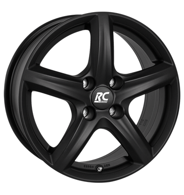 RCDesign RC24 6x15 ET37,5 4x108 63,4 schwarz klar matt
