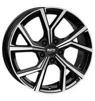 Platin P115 7x17 ET42 5x108 65,1 black polished
