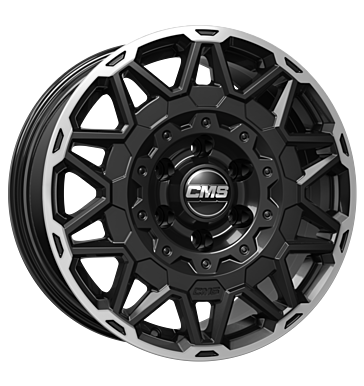 CMS C40 8x18 ET35 6x130 84,1 Diamond Rim Black Matt