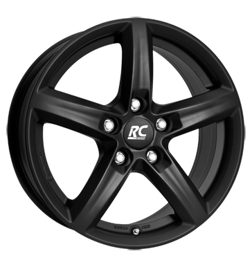 RCDesign RC24 6,5x16 ET44 5x114,3 72,6 schwarz klar matt