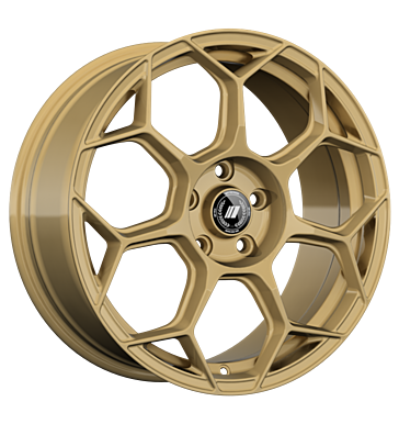 GMP Raceway 7x17 ET40 5x100 75 Oro Corsa