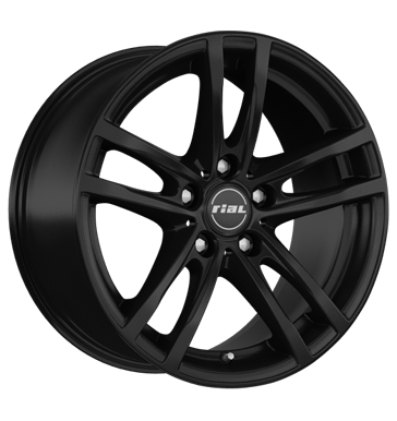 Rial X10 7,5x17 ET37 5x120 72,6 racing-schwarz