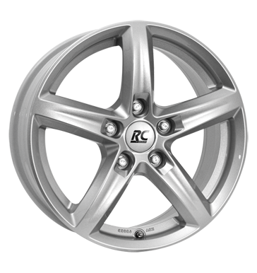 RCDesign RC24 7,5x17 ET45 5x112 66,6 kristallsilber