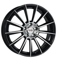 Platin P74 7x17 ET44 5x112 66,6 black polished