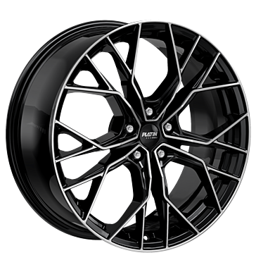 Platin P118 8x18 ET29,5 5x112 66,7 black polished