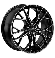 Platin P118 8x18 ET29,5 5x112 66,7 black polished
