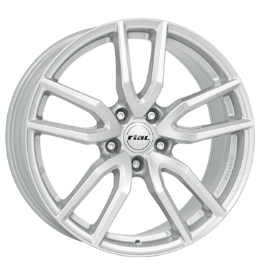 Rial Torino 8x19 ET48 5x108 70,1 polar-silber
