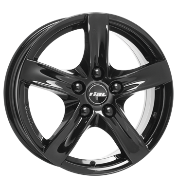 Rial Arktis 7,5x17 ET45 5x108 70,1 diamant schwarz