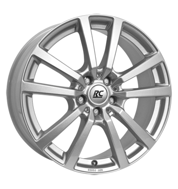 RCDesign RC25 7,5x17 ET53 5x120 65,1 kristallsilber