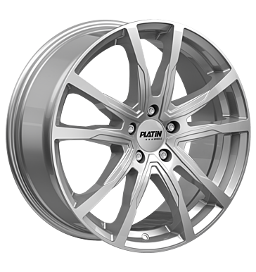 Platin P124 8x19 ET44 5x112 66,6 glossy silver