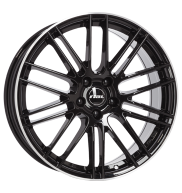 Rial Kibo 8x19 ET45 5x114,3 70,1 diamant-schwarz hornpoliert