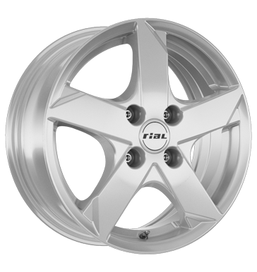 Rial Kodiak 5,5x14 ET39 4x100 56,6 polar-silber