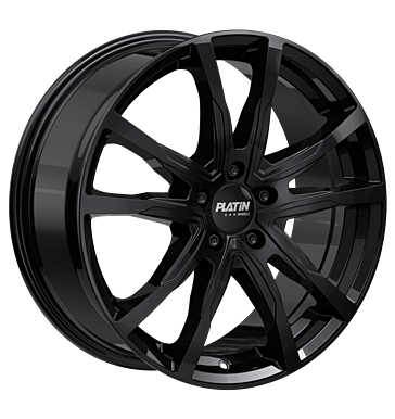 Platin P124 7,5x17 ET41 5x112 66,6 black glossy